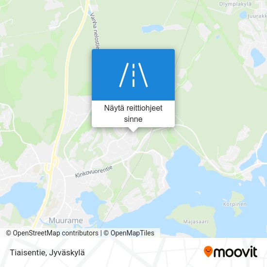 Tiaisentie kartta
