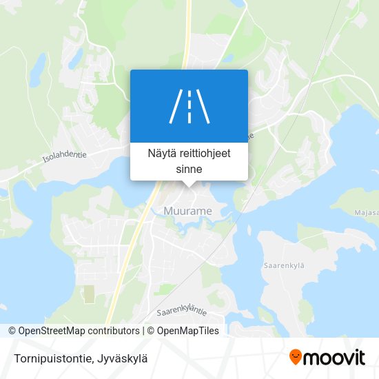 Tornipuistontie kartta