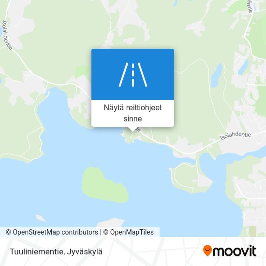 Tuuliniementie kartta
