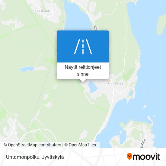 Untamonpolku kartta