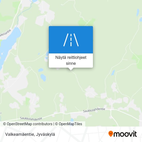 Valkeamäentie kartta