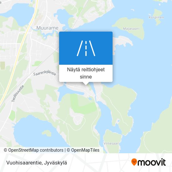 Vuohisaarentie kartta