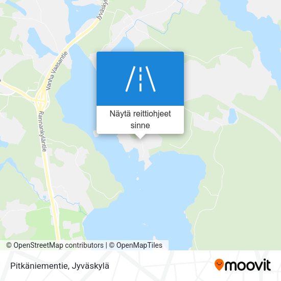 Pitkäniementie kartta