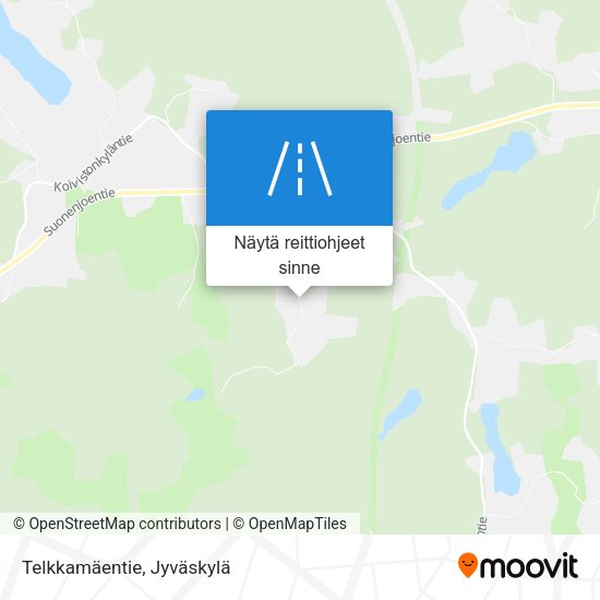 Telkkamäentie kartta
