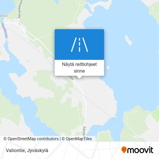 Valiontie kartta