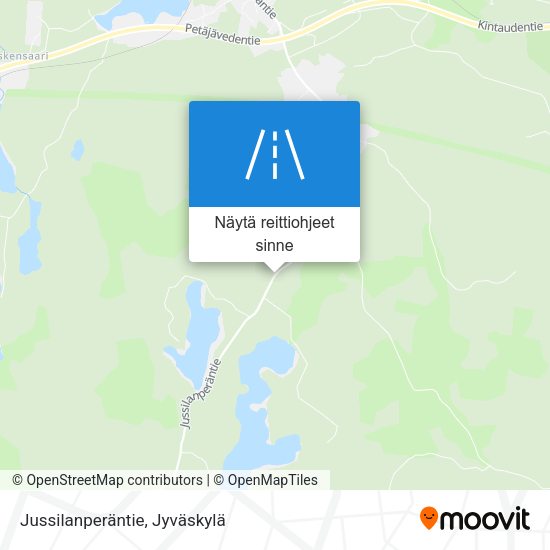 Jussilanperäntie kartta