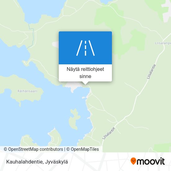 Kauhalahdentie kartta