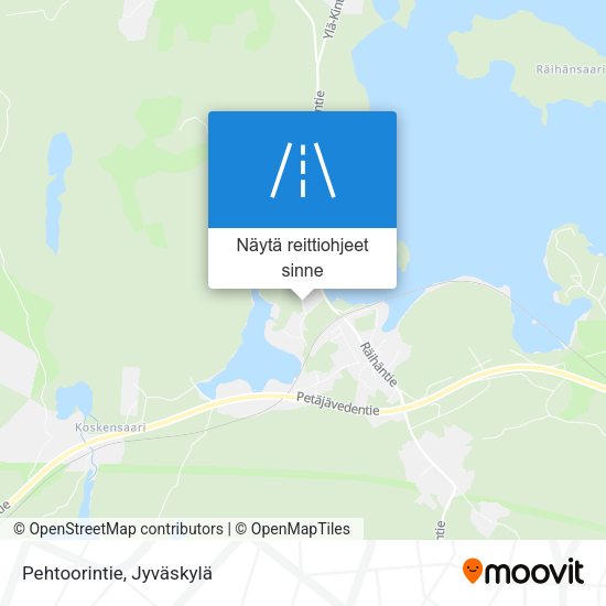 Pehtoorintie kartta
