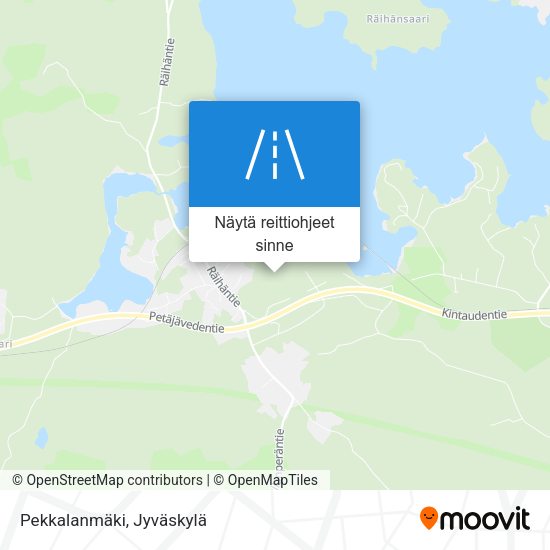 Pekkalanmäki kartta