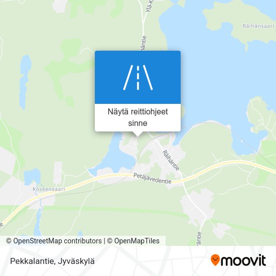 Pekkalantie kartta