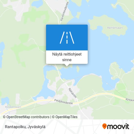 Rantapolku kartta
