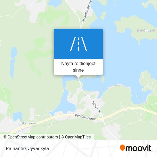 Räihäntie kartta