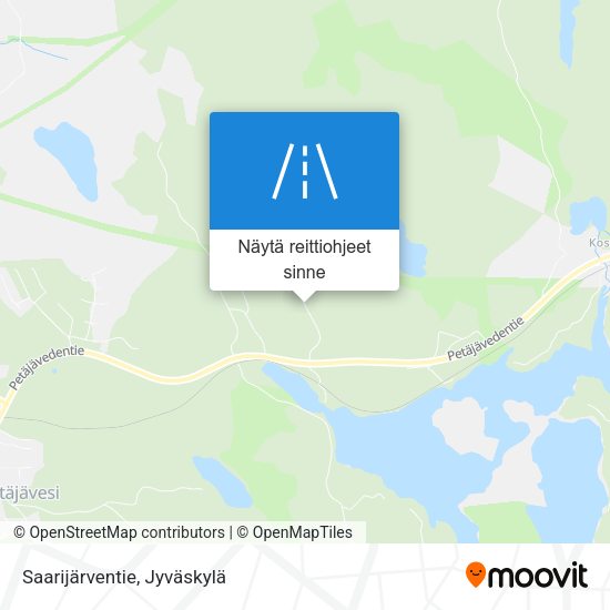 Saarijärventie kartta