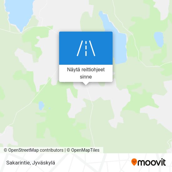 Sakarintie kartta