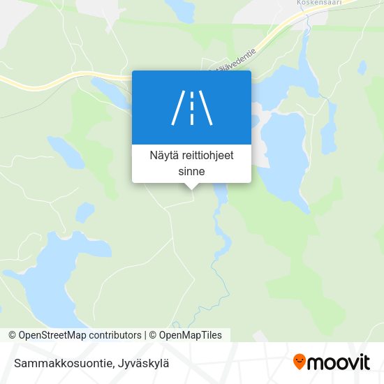 Sammakkosuontie kartta