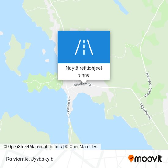 Raiviontie kartta