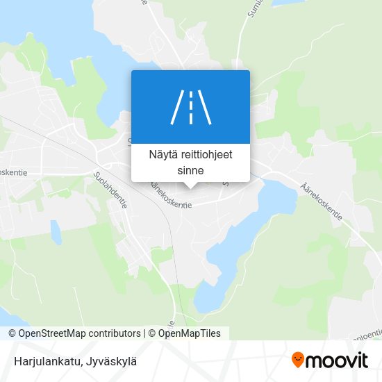 Harjulankatu kartta