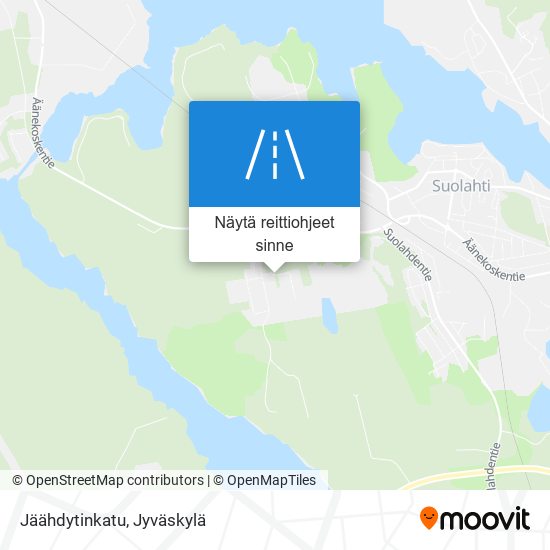 Jäähdytinkatu kartta