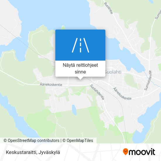 Keskustaraitti kartta
