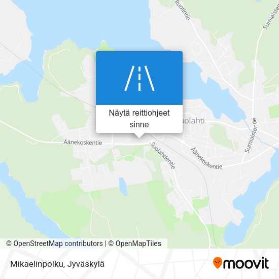 Mikaelinpolku kartta