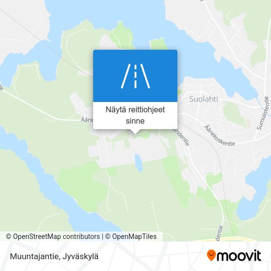 Muuntajantie kartta