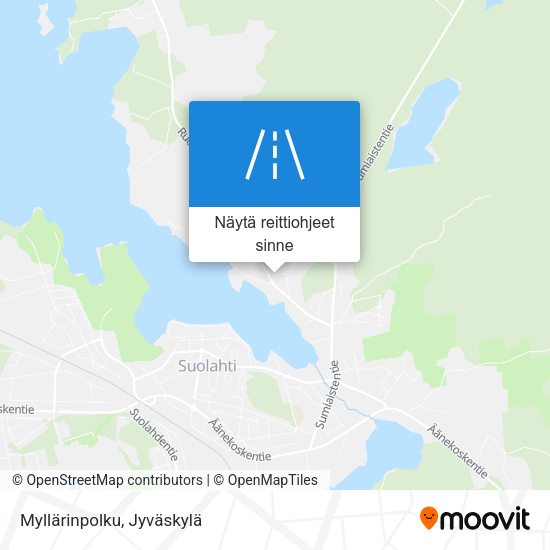 Myllärinpolku kartta