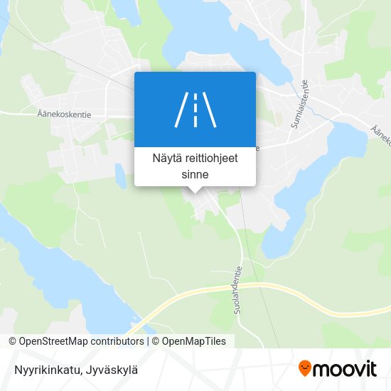 Nyyrikinkatu kartta