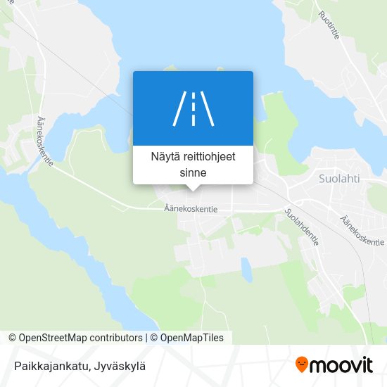 Paikkajankatu kartta