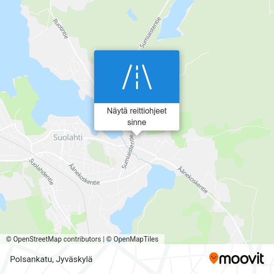 Polsankatu kartta