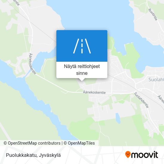 Puolukkakatu kartta