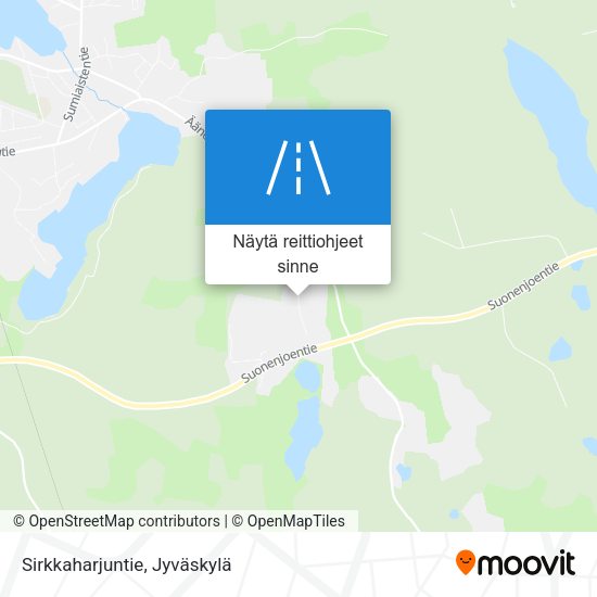 Sirkkaharjuntie kartta