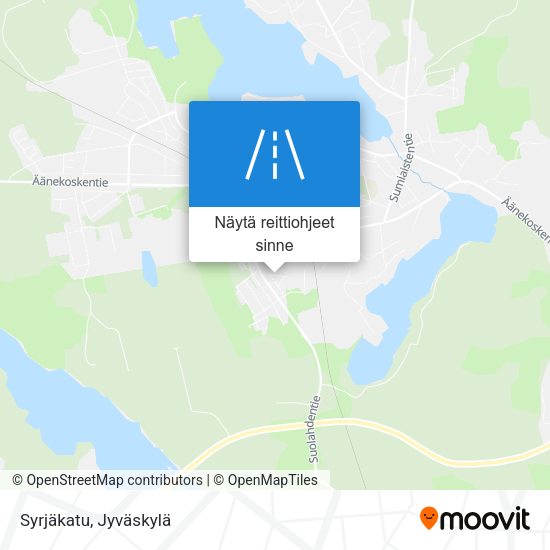 Syrjäkatu kartta