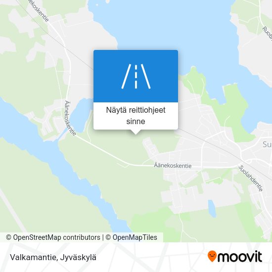Valkamantie kartta