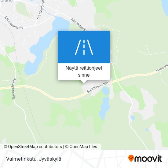 Valmetinkatu kartta