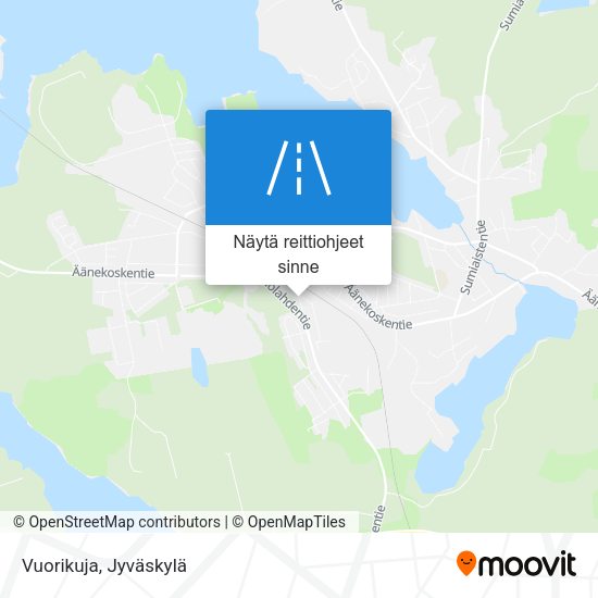 Vuorikuja kartta