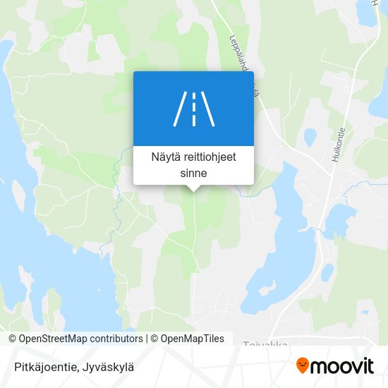 Pitkäjoentie kartta