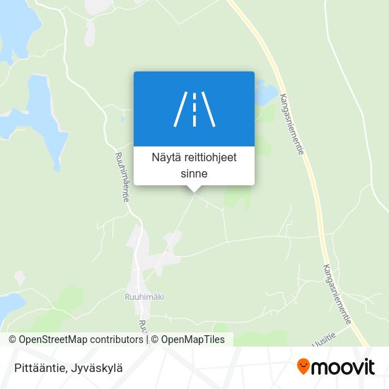 Pittääntie kartta
