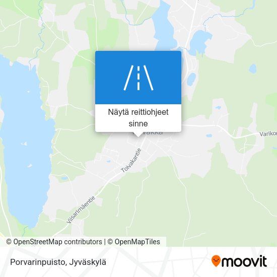 Porvarinpuisto kartta