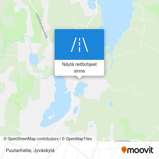 Puutarhatie kartta