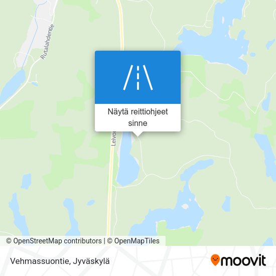 Vehmassuontie kartta