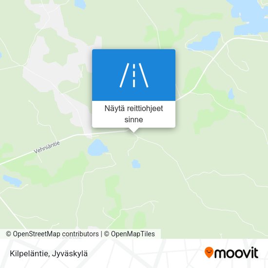 Kilpeläntie kartta