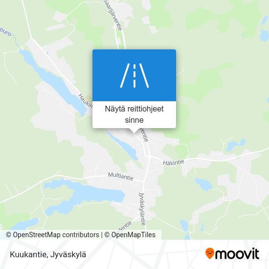 Kuukantie kartta