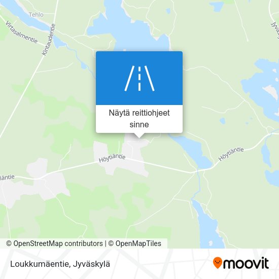 Loukkumäentie kartta