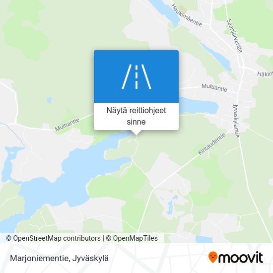 Marjoniementie kartta