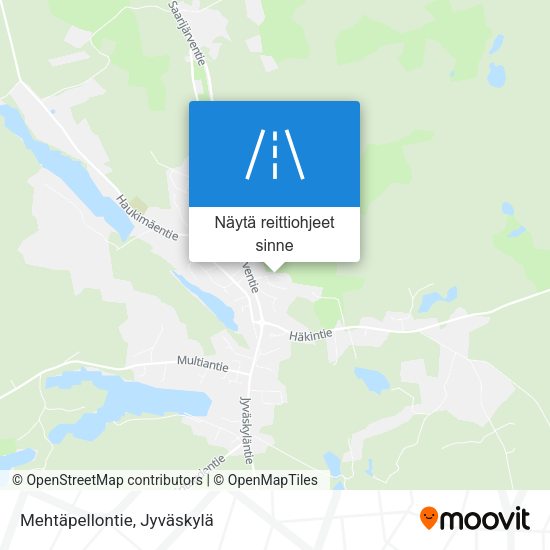 Mehtäpellontie kartta