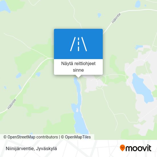 Niinijärventie kartta