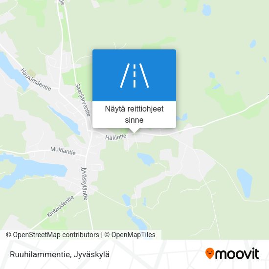 Ruuhilammentie kartta