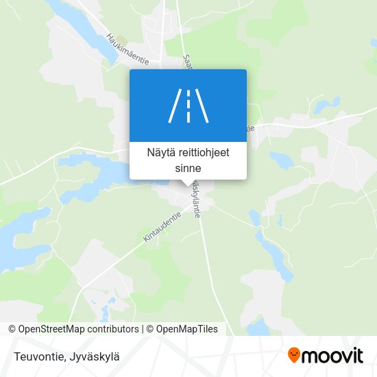 Teuvontie kartta