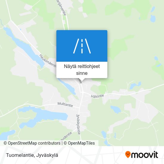Tuomelantie kartta