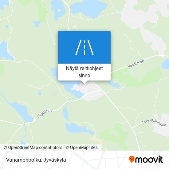 Vanamonpolku kartta